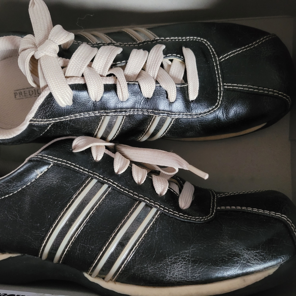 Black and Cream Sneakers
